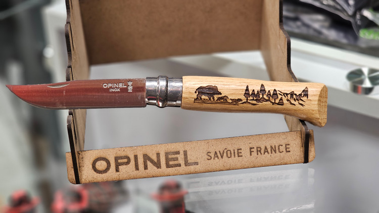 چاقوی تاشو opinel طرح دار اورجینال فرانسه