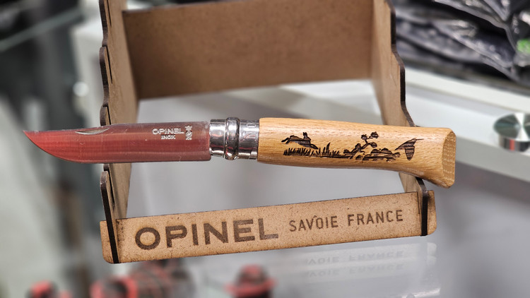 چاقوی تاشو opinel طرح دار اورجینال فرانسه