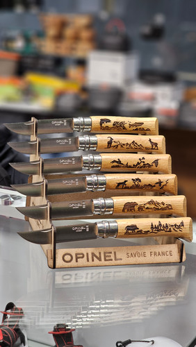 چاقوی تاشو opinel طرح دار اورجینال فرانسه