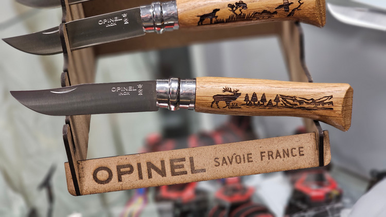 چاقوی تاشو opinel طرح دار اورجینال فرانسه