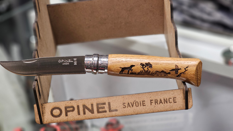 چاقوی تاشو opinel طرح دار اورجینال فرانسه