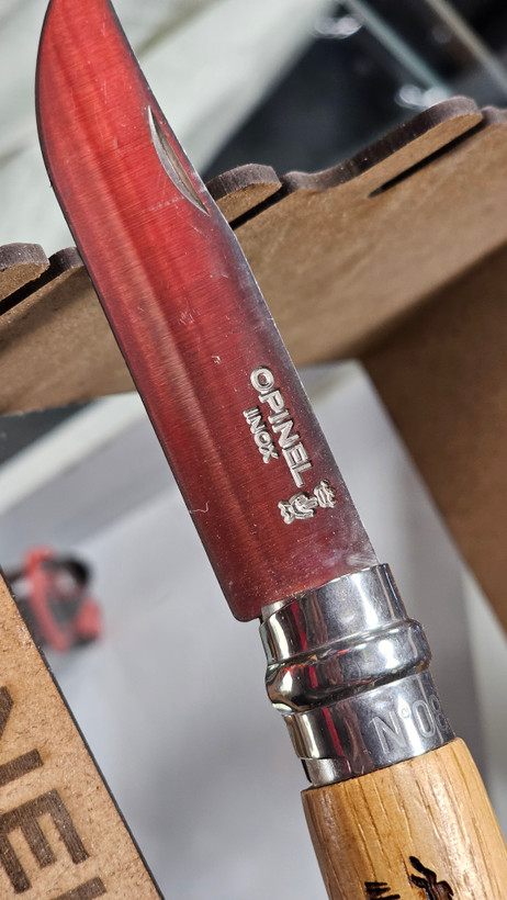 چاقوی تاشو opinel طرح دار اورجینال فرانسه