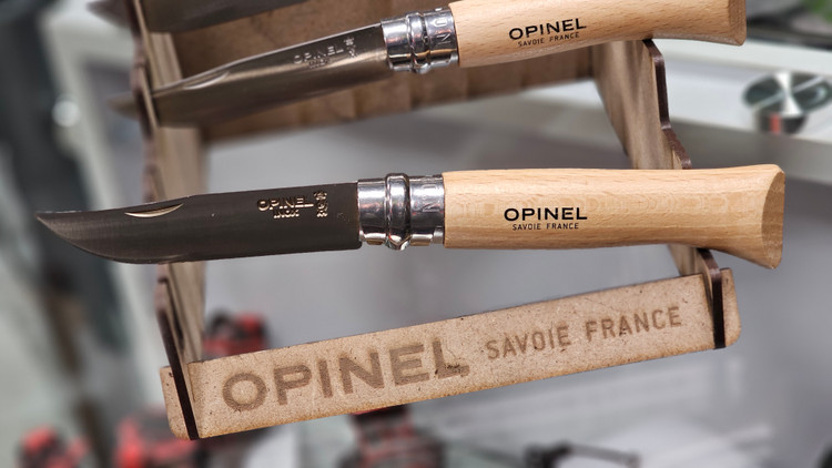 چاقوی تاشو opinel دسته چوبی اورجینال فرانسه