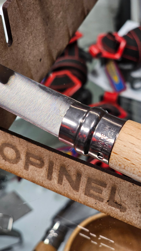 چاقوی تاشو opinel دسته چوبی اورجینال فرانسه