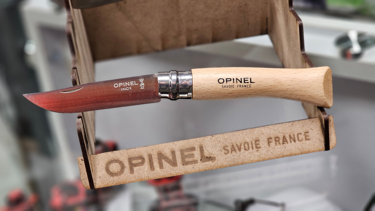 چاقوی تاشو opinel دسته چوبی اورجینال فرانسه