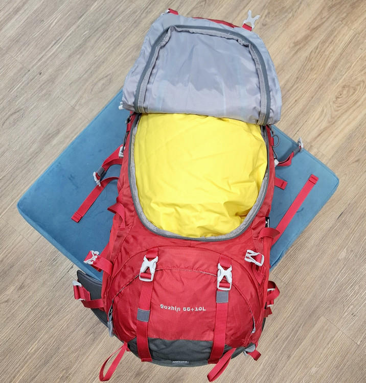 خرید کوله پشتی caracal مدل sozhin 55+10L با قیمت مناسب و ارسال فوری از کوهنورد شاپ تبریز