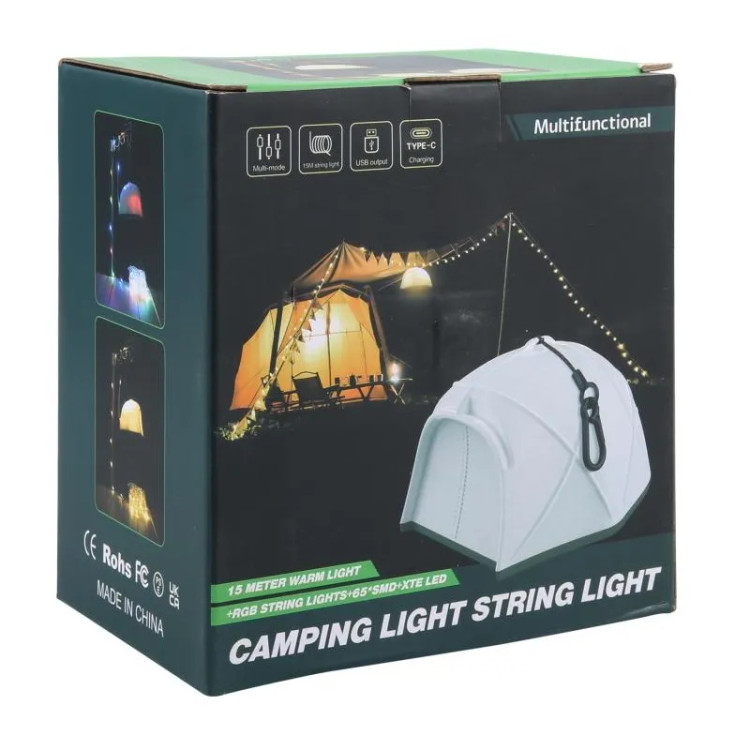 خرید چراغ ریسه ای شارژی مدل KXK_505 از کوهنورد شاپ تبریز