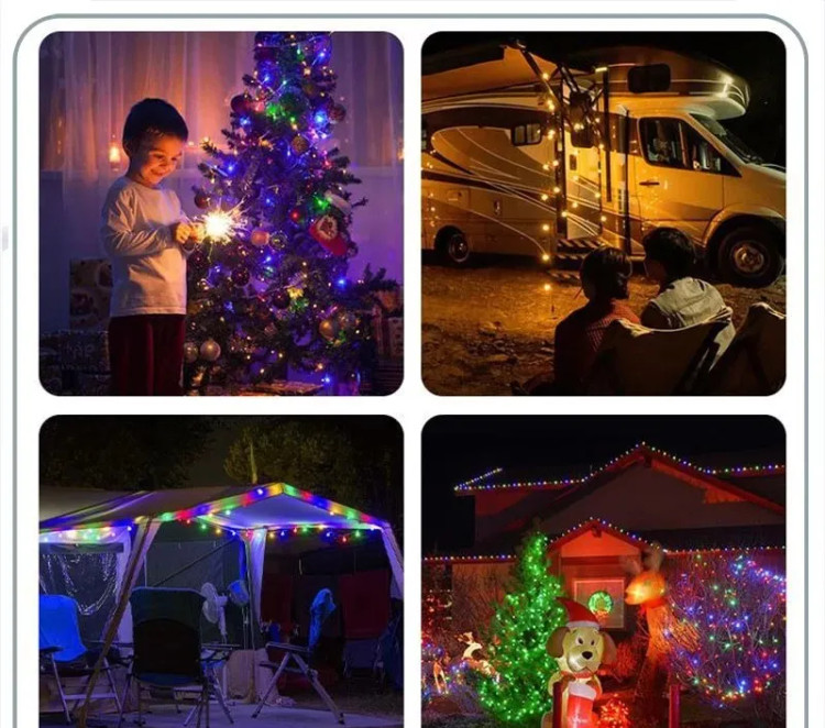 خرید چراغ چادر شارژی با ریسه 8 متری از کوهنورد شاپ تبریز