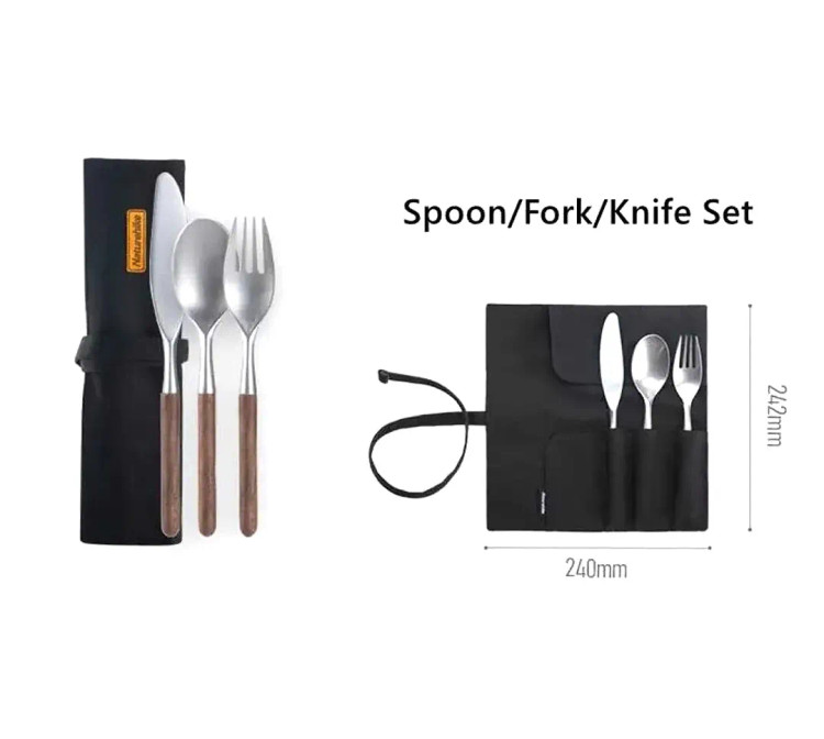 ست قاشق چنگال کارد نیچرهایک با ارسال فوری از کوهنورد شاپ تبریز