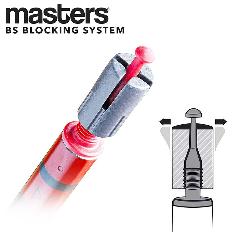 خرید باتوم پیچی اورجینال Masters Scout Red با قیمت مناسب و ارسال فوری از کوهنورد شاپ تبریز