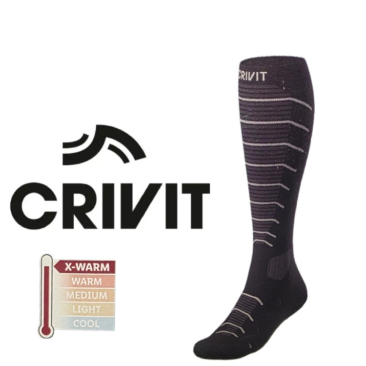 خرید جوراب اسکی اورجینال Crivit با قیمت ارزان و ارسال فوری از فروشگاه کوهنورد شاپ تبریز