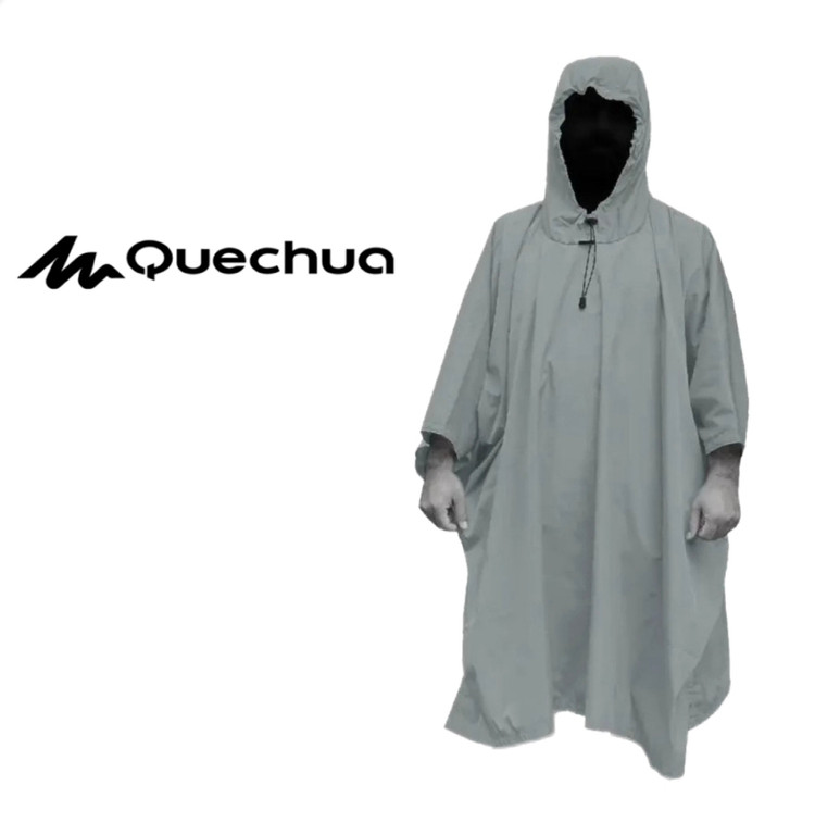 خرید آنلاین پانچو Quechua سه کاره با قابلیت زیرانداز و سایبان شو از فروشگاه کوهنورد شاپ تبریز
