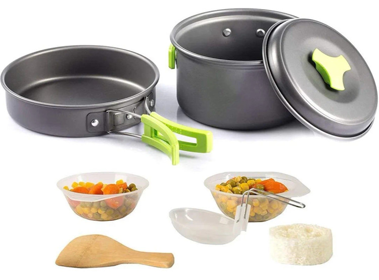 خرید آنلاین ست ظروف سفری Out Of Doors DS_200 با قیمت ارزاو و ارسال فوری از کوهنورد شاپ تبریز